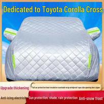 2024 Toyota Corolla Cross visureigio tvirtas medvilninis automobilio uždangalas - Apsauga nuo krušos, saulės ir lietaus Toyota Corolla Cross white