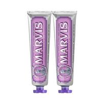 Marvis Jasmine Mint Toothpaste 85ml Twin Pack pink