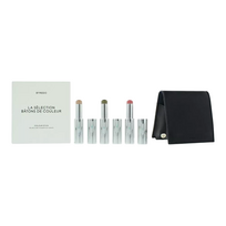 Dark Blue Set Byredo: Colour Stick Multifunctional Eyeshadow Stick 509 Solar Flare 3.5 g + Colour Stick Multifunctional Eyeshadow Stick Kumato Face 3.5 g + Colour Stick Multifunctional Eyeshadow Stick Flower Play 3.5 g + Byredo GWP Leather Pouch