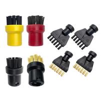 Karcher SC1 SC2 SC3 SC4 SC5 gariniam valytuvui 8 vnt. priedų rinkinys su nailoniniais ir variniais šepečiais sunkiai pasiekiamoms vietoms China Mainland black