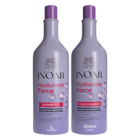 INOAR Hyaluronic Force Duo Kit rinkinys intensyviam plaukų drėkinimui (šampūnas, 500 ml + kondicionierius, 500 ml)