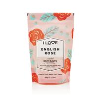 I Love Signature Collection English Rose Bath Salt, 500 g