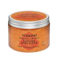 Yoskine Happiness Rituals Satsuma Peeling Body Scrub kūno šveitiklis, 300 ml