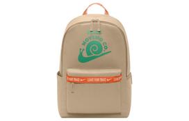 Nike Heritage Athleisure Polyester Backpack Regular Unisex Khaki DV6070-200 beige