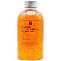 Blautty Detox & Moisturizer Peaches Peeling Bath Gel šveičiamoji dušo želė persikų kvapo, 100 ml
