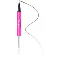 Bodyography Epic Brow 2 in 1 Clear Brow Gel And Liquid Brow Definer Pen makiažo priemonė antakiams, atspalvis: Ash, šviesiai rudos spalvos