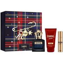 Jean Paul Gaultier Scandal Pour Homme Intense rinkinys vyrams (EDP, 100 ml + dušo želė, 75 ml + EDP, 10 ml)