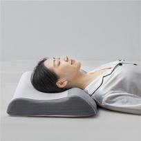 Thai Natural Latex Neck Support Pillow with Removable Washable Cover - Home & Gift Use 40*60*8CM white