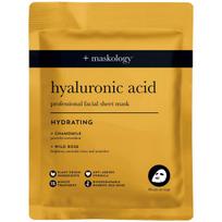 maskology HYALURONIC ACID Professional Sheet Mask lakštinė veido kaukė su hialuronu, 22 ml