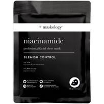 maskology NIACINAMIDE Professional Sheet Mask lakštinė veido kaukė su niacinamidu, 22 ml