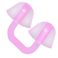 Swimming Nose Plugs Comfortable Silicone Nose Protector Reusable Waterproof Swim Nose Clip Professional Swimming Diving Surfing Accessories for rožinė