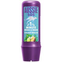 Aussie Hair SOS 1 Minute Miracle Color Rescue Mask kaukė dažytiems plaukams, 250 ml