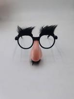Novelty Glasses with Fake Nose and Eyebrows Costume Accessory for Parties and Events Fun Facial Disguise Prop One Size