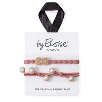by Eloise London Champagne Chic Set gumytės plaukams, 2 vnt.