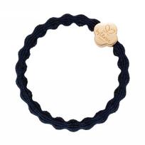by Eloise London Gold Quatrefoil Metallic Navy gumytė plaukams