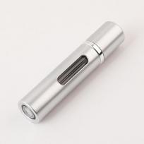 New Mini Perfume Atomizer Aluminum Refillable Spray Bottle Bottom Filling Portable Empty Bottle Traveling white