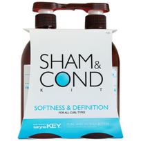 Saryna KEY Softness & Definition Duo plaukų priežiūros priemonių rinkinys garbanotiems plaukams, 2 x 500 ml