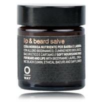 OWAY Lip & Beard Salve maitinamasis barzdos ir lūpų vaškas, 30 ml