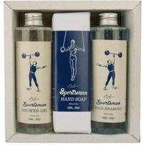 Bohemia Gifts Dovanų rinkinys "Sportsman" (dušo želė, 250 ml + muilas, 145 g + šampūnas, 250 ml)