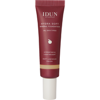 IDUN Minerals Hydra Soft skystas mineralinis makiažo pagrindas, atspalvis: Nr. 1260 Runa (Olive Neutral), 30 ml
