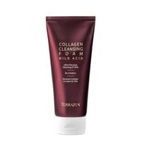 Terrazen Collagen Cleansing Foam Mild Acid veido prausiklis su kolagenu jautriai veido odai, 140 ml