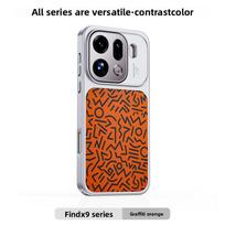 OPPO Find X9 Pro dėklas Naujas Madingas PU Magnetinis MagSafe Apsauginis Galinis Dangtelis Dėklas OPPO Find X9 X9Pro Telefonui OPPO Find X9