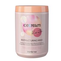 Inebrya Ice Cream Keratin atkuriamoji plaukų kaukė su keratinu, 1000 ml