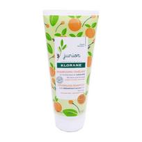 Klorane Junior Detangling Shampoo Peach plaukų iššukavimą lengvinantis šampūnas vaikams, 200 ml