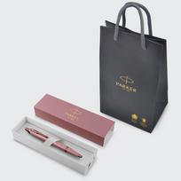 PARKER Parker IM Ballpoint Mauve Medium Comes in a Gift Box with Shopping Luxury Official Product 2235428 Pen, BRT, Nib, Oil-based Ink, Bag, Gift, No. black