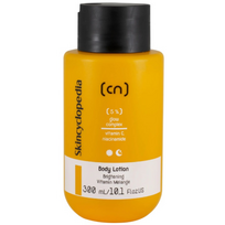 Skincyclopedia Body Lotion Brightening Vitamin Melange kūno losjonas su 5% švytėjimo kompleksu, vit. C, niacinamido ir vit. E, 300 ml