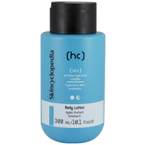 Skincyclopedia Body Lotion Hydro Protect Emollient kūno losjonas su 10% drėkinamuoju kompleksu, keramidais, hialurono rūgštimi, niacinamidu, 300 ml