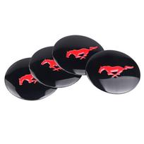 4pcs 56mm Car Wheel Center Hub Cap Stickers For Focus ST Mk2 Mk3 Mk7 Fiesta Ranger Kuga Mustang F150 Everest mk4 Car Accessories 56mm Sticker