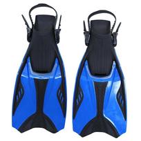 Adults Mermaid Monofin Snorkeling Fins for Freediving - Professional Training Swim Fins with Non-Slip Foot Pocket & Hydrodynamic Design S mėlyna