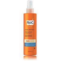 ROC Soleil-Protect Moisturising Spray Lotion SPF 50+ purškiama vandeniui atspari apsauginė priemonė nuo saulės, 200 ml