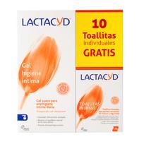 Lactacyd Intimate Washing Lotion intymios higienos losjonas, 400 ml + drėgnos servetėlės, 10 vnt.