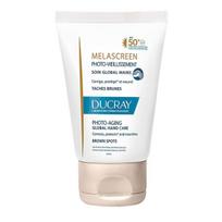 Ducray Melascreen Photo-Aging Global Hand Care SPF 50+ senėjimą stabdantis ir pigmentines dėmes mažinantis rankų kremas, 50 ml