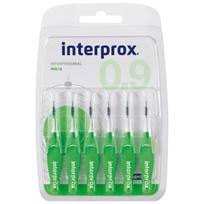 Interprox 0.9 Interproximal Micro tarpdančių šepetėliai, 6 vnt.