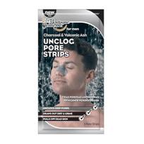 Montagne Jeunesse Charcoal & Volcanic Ash Unclog Pore Strips valomieji nosies pleistrai, 3 vnt.