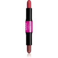 NYX Professional Makeup Wonder Stick Cream Blush kreminiai skaistalai, atspalvis: 03 Coral N Deep Peach, 2x4 g