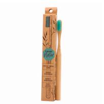 Lacer Natur Bamboo Medium Adult Toothbrush dantų šepetėlis, 1 vnt.