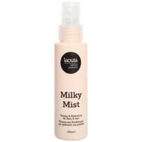 Dulksna veido odai ir plaukams Laouta Milky Mist Toning & Hydrating, tonizuojanti, drėkinanti, 100 ml