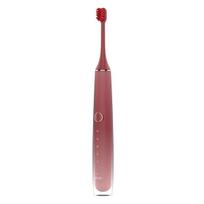 Įkraunamas elektrinis, garsinis dantų šepetėlis OSOM Oral Care Sonic Toothbrush Rose, su veido valymo/masažavimo antgaliu