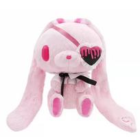 Kawaii Goth Rožinis Triušis Gloomys Lokys akių kaukė Pliušinis žaislas raktų pakabukas Universali Triušio akių kaukė Kimštas žaislas Pliušinis kuprinės pakabukas 12cm white