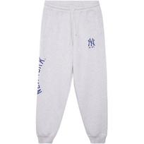 New Era FW24 MLB New York Yankees Simple Breathable Cuffed Casual Comfortable Knitted Sports Pants Unisex pants Light-Gray 14385157 L