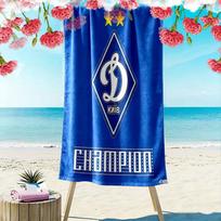 FC Dynamo Kyiv Print Beach Towel, Large Soft Quick Dry Towel for Beach Camping Swimming 80cmx160cm(31x63inch)