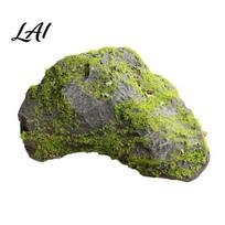 Artificial Stone for Pond Borders Moss Rocks Landscaping Lightweight Faux Decor Garden Decorative Foam Stones Flower Beds Backyard Terrarium D
