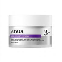 Anua Retinol 3 Peptidų Naktinis Atstatomasis Kremas Lyginantis Drėkinantis Veido Priežiūra 50g