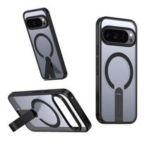 Luxury Magnetic Stand Armor Phone Case for Google Pixel 10 9 Pro 10 Pro XL 10A 9A for Magsafe Wireless Charging Shockproof Cover Google Pixel 9 Pro juoda