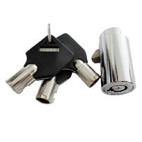 Universal Vending machines Lock Cores Industrial Equipment Lock Cores Replacement Zinc Alloy Tubular Key Lock Enduring 1 black