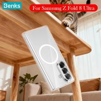 Benks dėklas Samsung Z Fold 8 Ultra belaidžio įkrovimo galinei plokštelei, skirtas SAMSUNG Z FOLD 8 1PC&For  Z Fold 8 Ultra skaidri